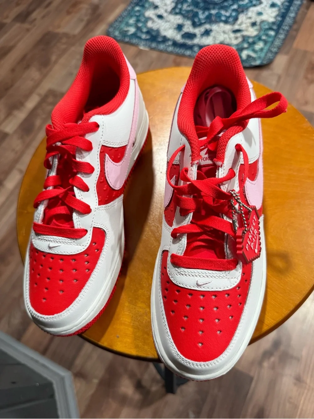 Nike Kids Red & Pink Low-Top Sneakers - Comfortable Everyday Trainers